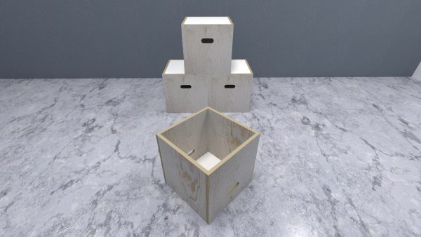 4 Cubos multipropósito 3 en 1