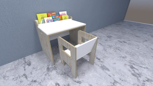 Escritorio librero con silla (3 a 5 años)