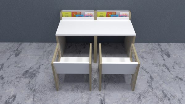 Escritorio librero con silla (1 a 3 años)