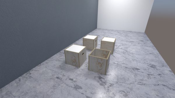 4 Cubos multipropósito 3 en 1