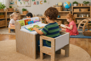 Escritorio librero con silla (1 a 3 años)