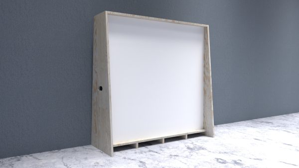 Pizarra educativa con Estantería organizadora 2 en 1.