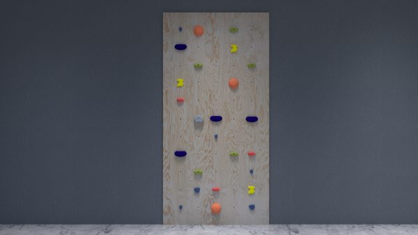 01 Muro de Escalada Infantil con 25 Presas mixtas