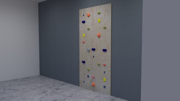 02 Muro de Escalada Infantil con 25 Presas mixtas