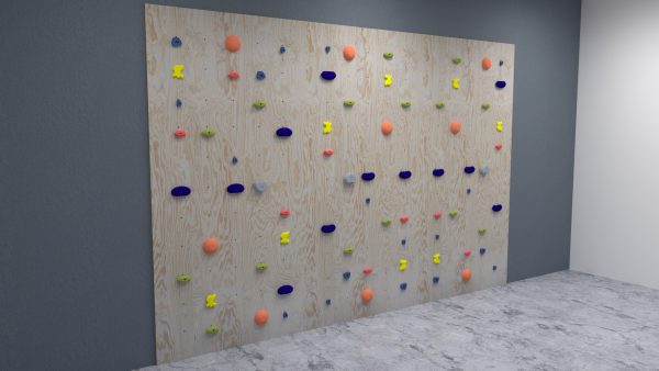 03 Muro de Escalada Infantil con 25 Presas mixtas