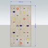 04 Muro de Escalada Infantil con 25 Presas mixtas