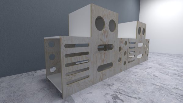 Túnel Sensorial Evolutivo estilo Montessori escalable
