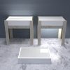 Mesa de luz estilo Montessori 3 en 1 con soporte bandeja