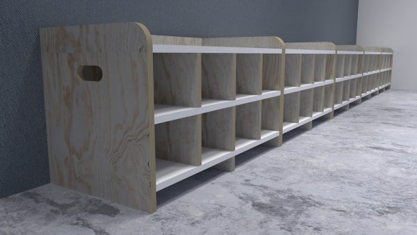 ZAPATERO_NIÑOS04 Banca Zapatero Infantil con Compartimentos Organizadores